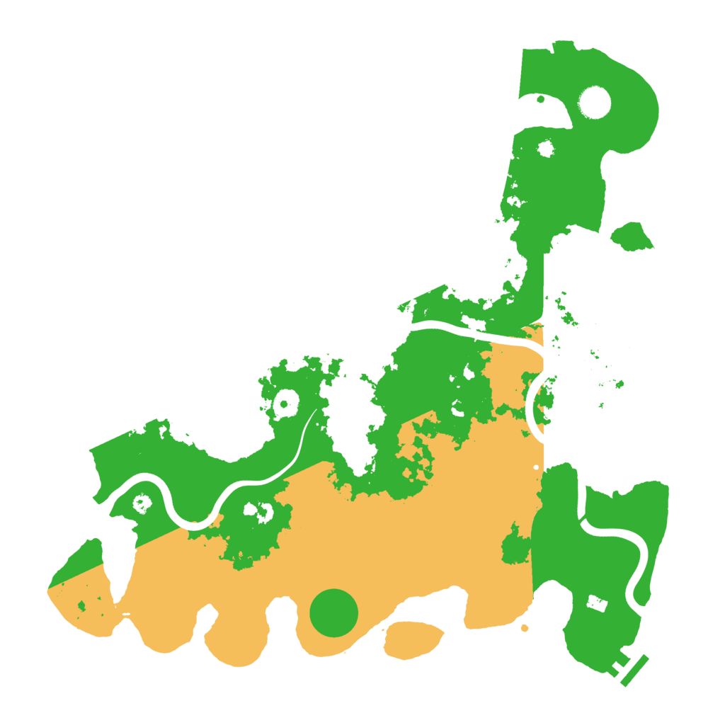 Biome Rust Map: Procedural Map, Size: 3950, Seed: 1956173108