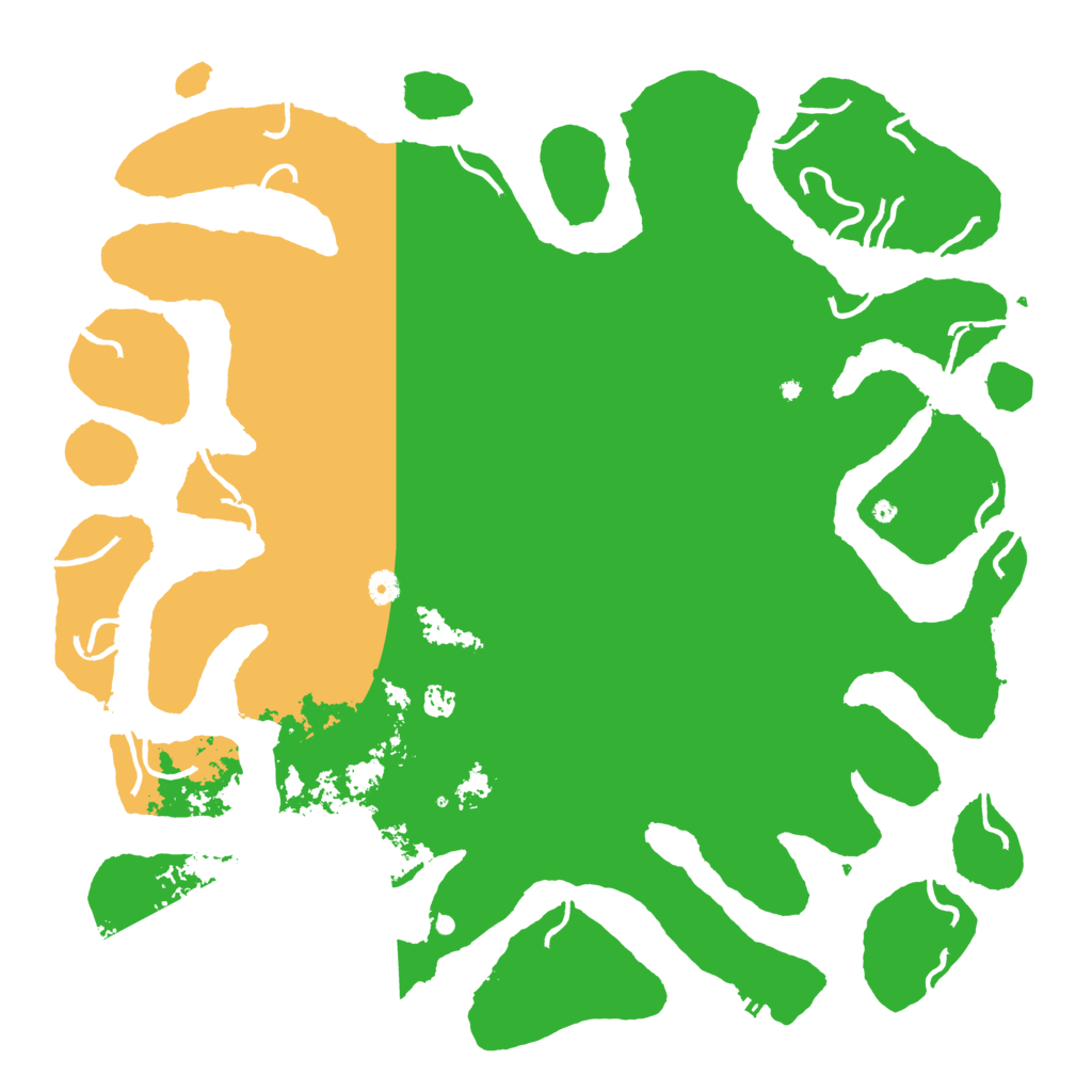 Biome Rust Map: Procedural Map, Size: 5000, Seed: 2008064493