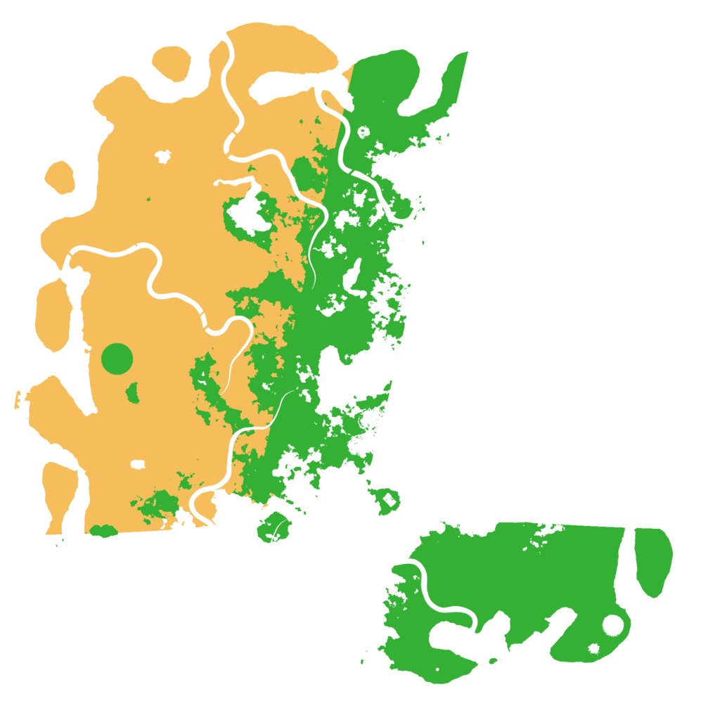 Biome Rust Map: Procedural Map, Size: 6000, Seed: 6012022