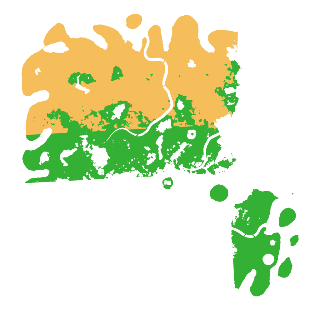 Biome Rust Map: Procedural Map, Size: 5000, Seed: 603290