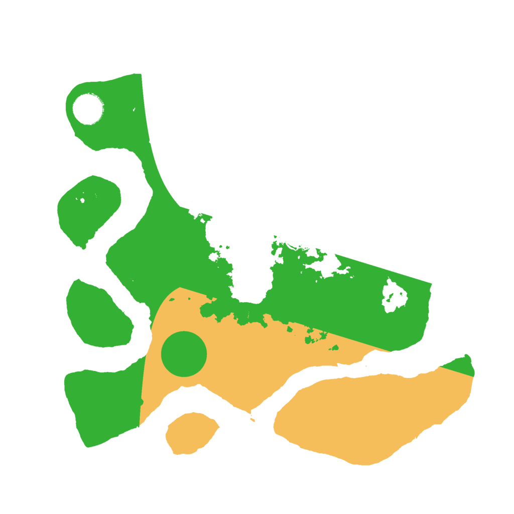 Biome Rust Map: Barren, Size: 2969, Seed: 13825