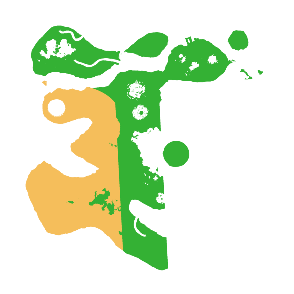 Biome Rust Map: Procedural Map, Size: 3000, Seed: 434315297