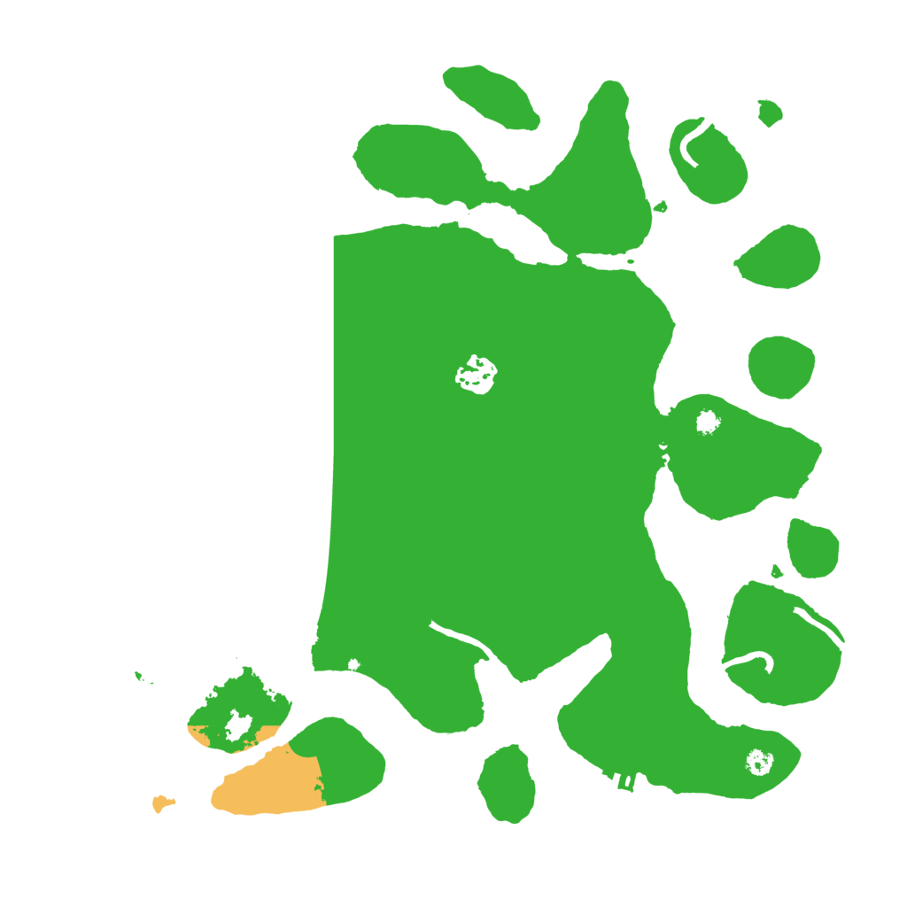 Biome Rust Map: Procedural Map, Size: 3500, Seed: 156969649