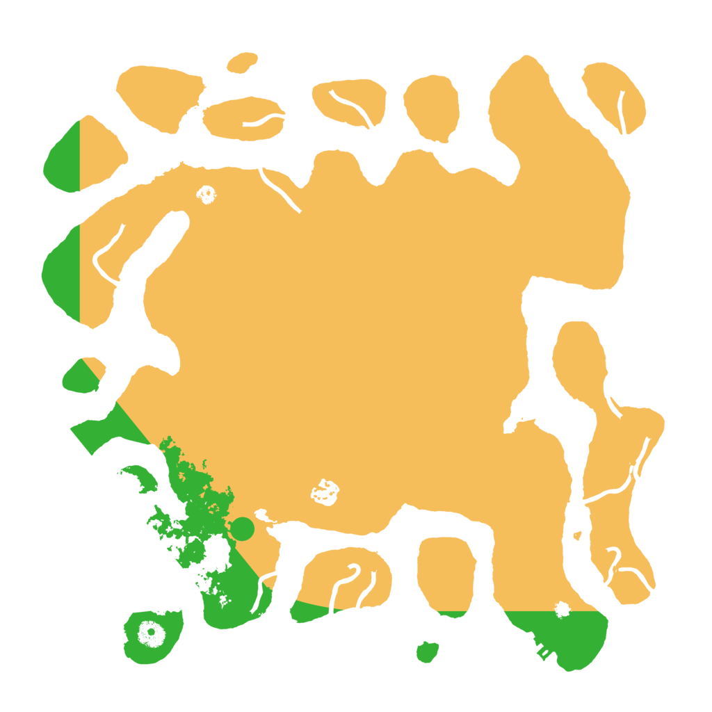 Biome Rust Map: Procedural Map, Size: 4000, Seed: 645802