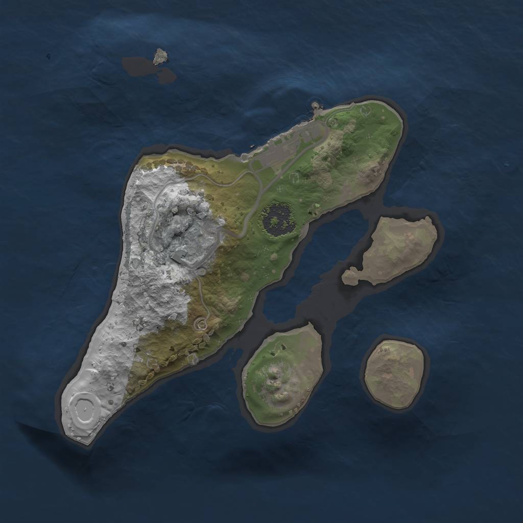 Rust Map: Procedural Map, Size: 1670, Seed: 86534534, 6 Monuments