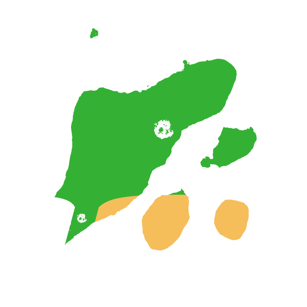 Biome Rust Map: Procedural Map, Size: 1670, Seed: 86534534