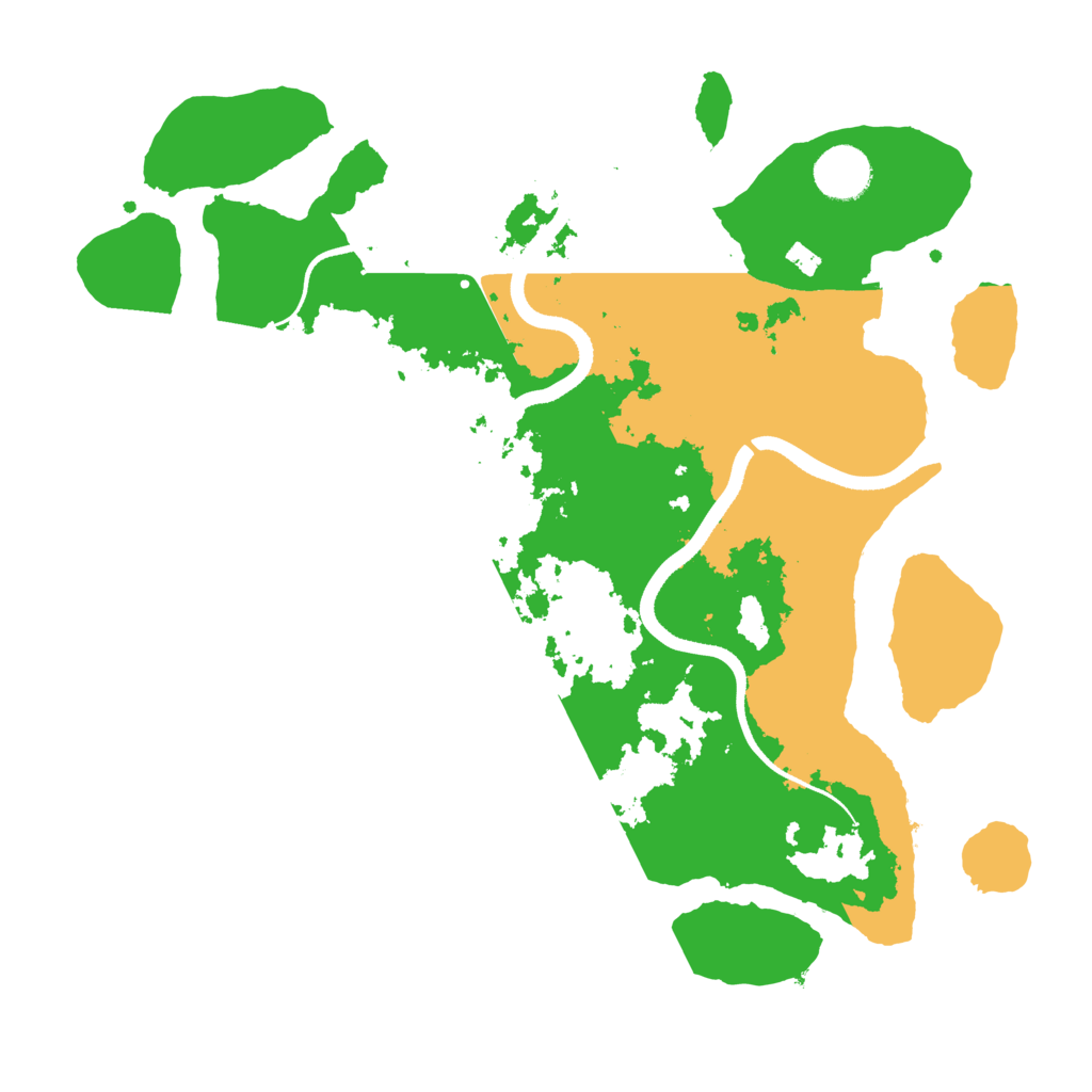 Biome Rust Map: Procedural Map, Size: 3500, Seed: 1553917581