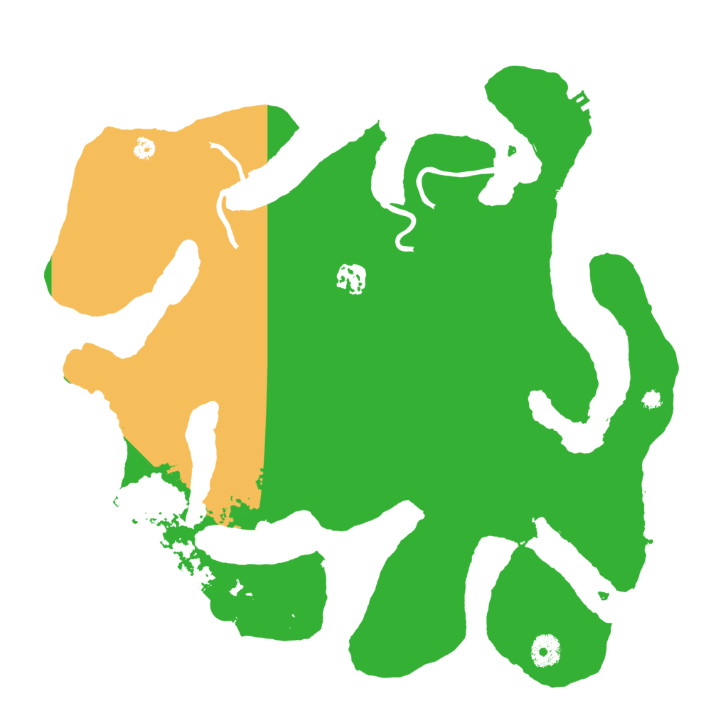 Biome Rust Map: Procedural Map, Size: 3500, Seed: 53876