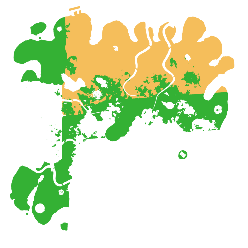 Biome Rust Map: Procedural Map, Size: 4500, Seed: 1081300130