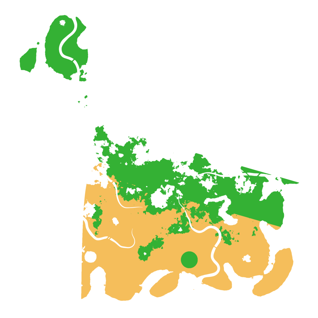 Biome Rust Map: Procedural Map, Size: 5000, Seed: 107922011