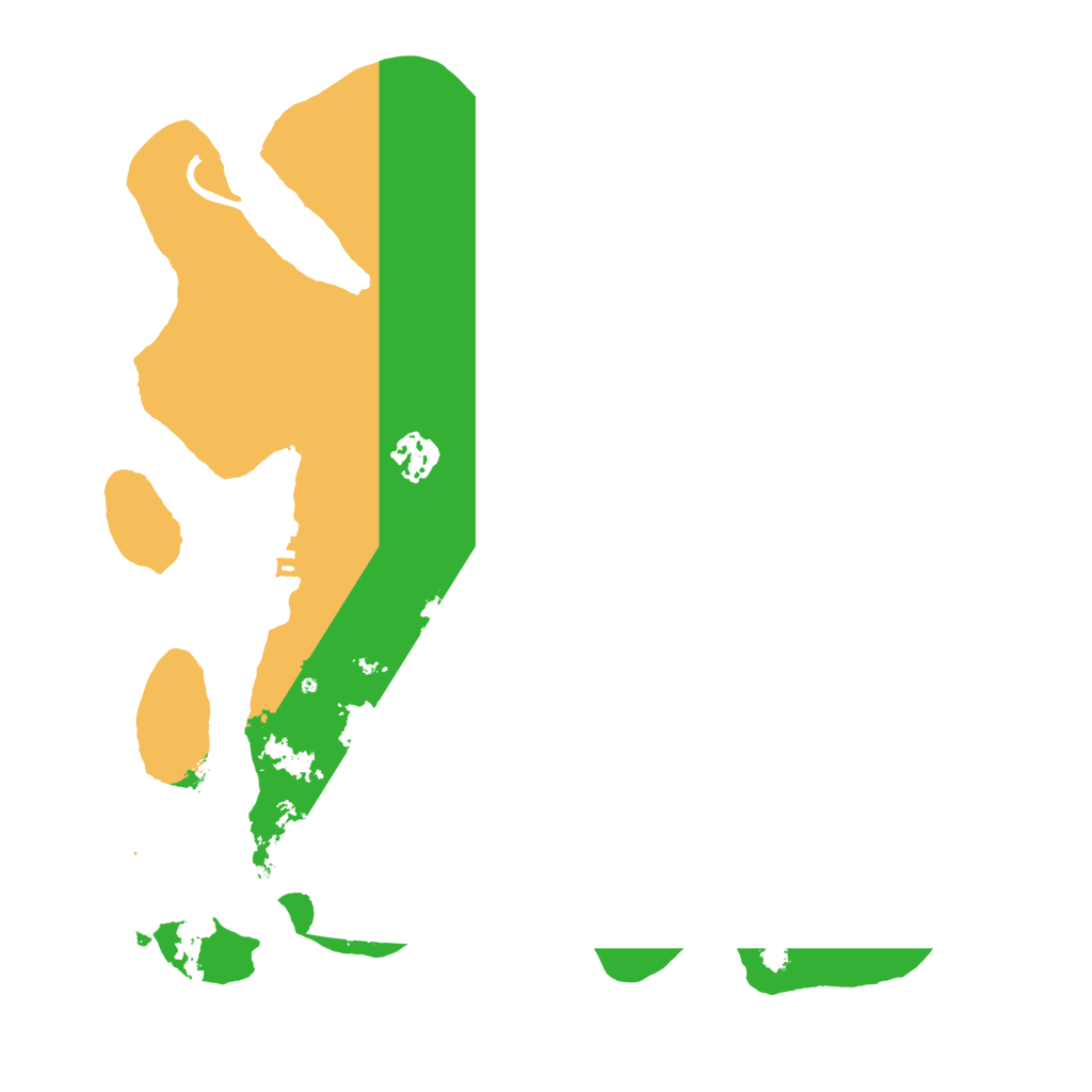 Biome Rust Map: Procedural Map, Size: 3500, Seed: 57147294