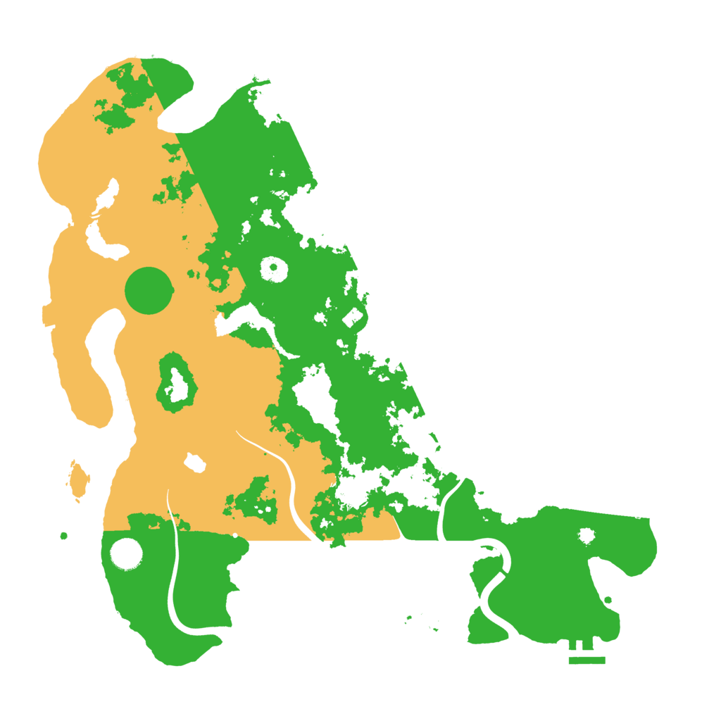 Biome Rust Map: Procedural Map, Size: 4000, Seed: 52352