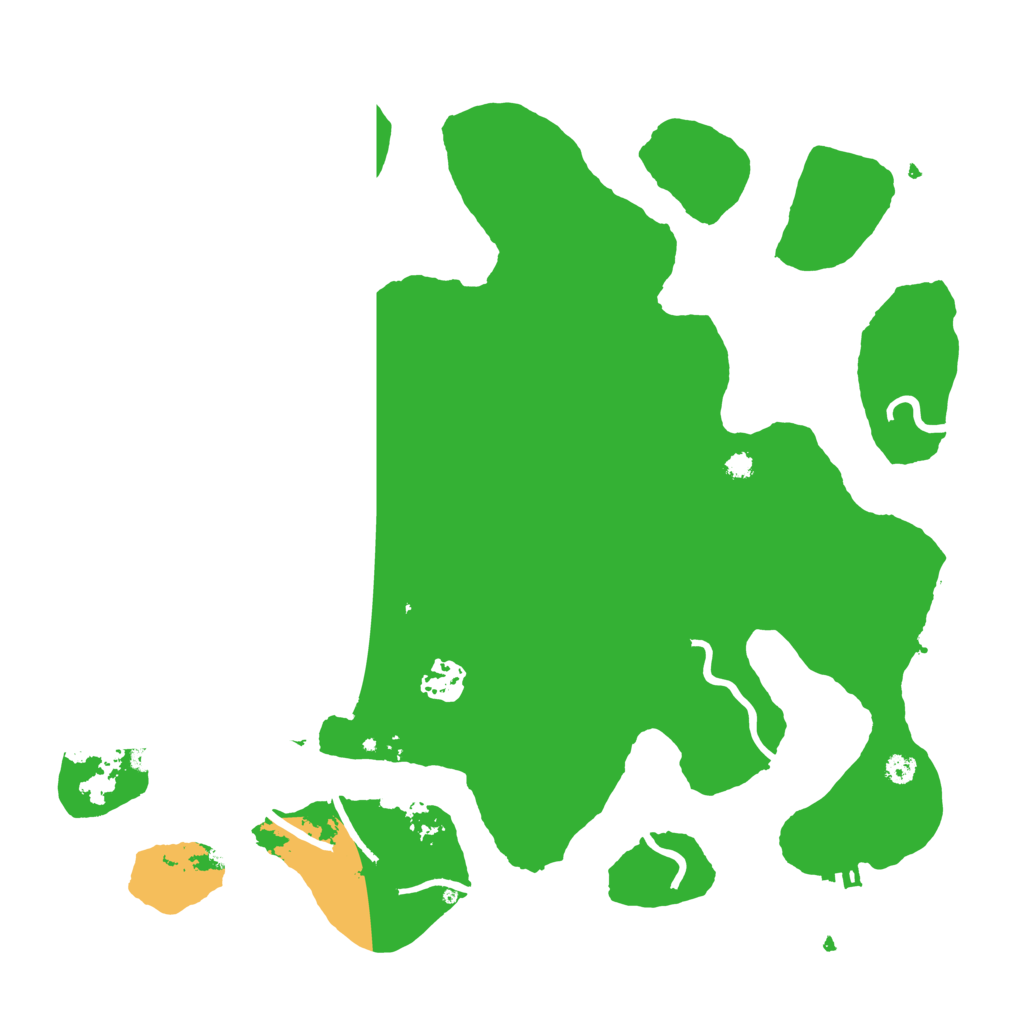 Biome Rust Map: Procedural Map, Size: 3500, Seed: 575748126