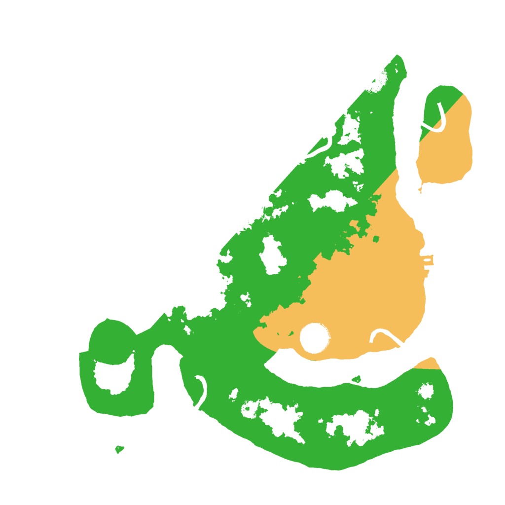 Biome Rust Map: Procedural Map, Size: 3000, Seed: 23807