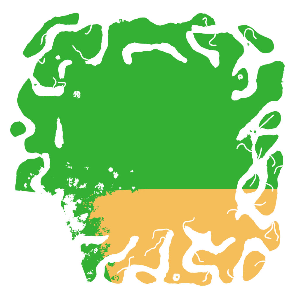 Biome Rust Map: Procedural Map, Size: 6000, Seed: 107136609