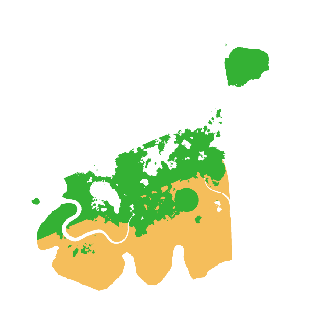 Biome Rust Map: Procedural Map, Size: 3500, Seed: 1010115457