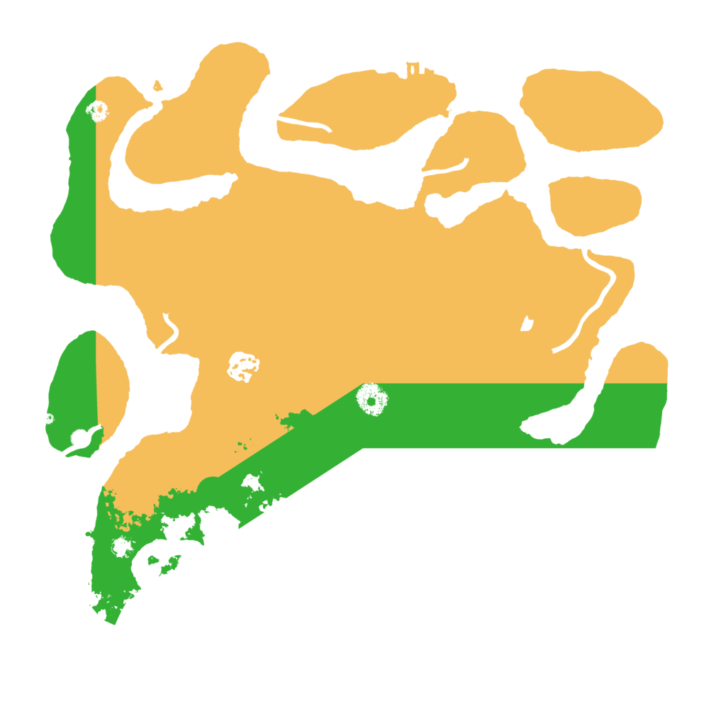 Biome Rust Map: Procedural Map, Size: 3500, Seed: 912269069