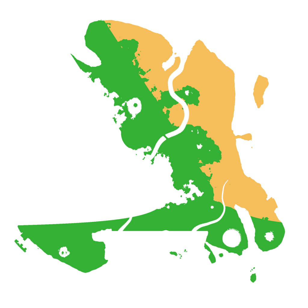 Biome Rust Map: Procedural Map, Size: 3000, Seed: 2269