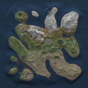 Thumbnail Rust Map: Procedural Map, Size: 2800, Seed: 3088, 12 Monuments