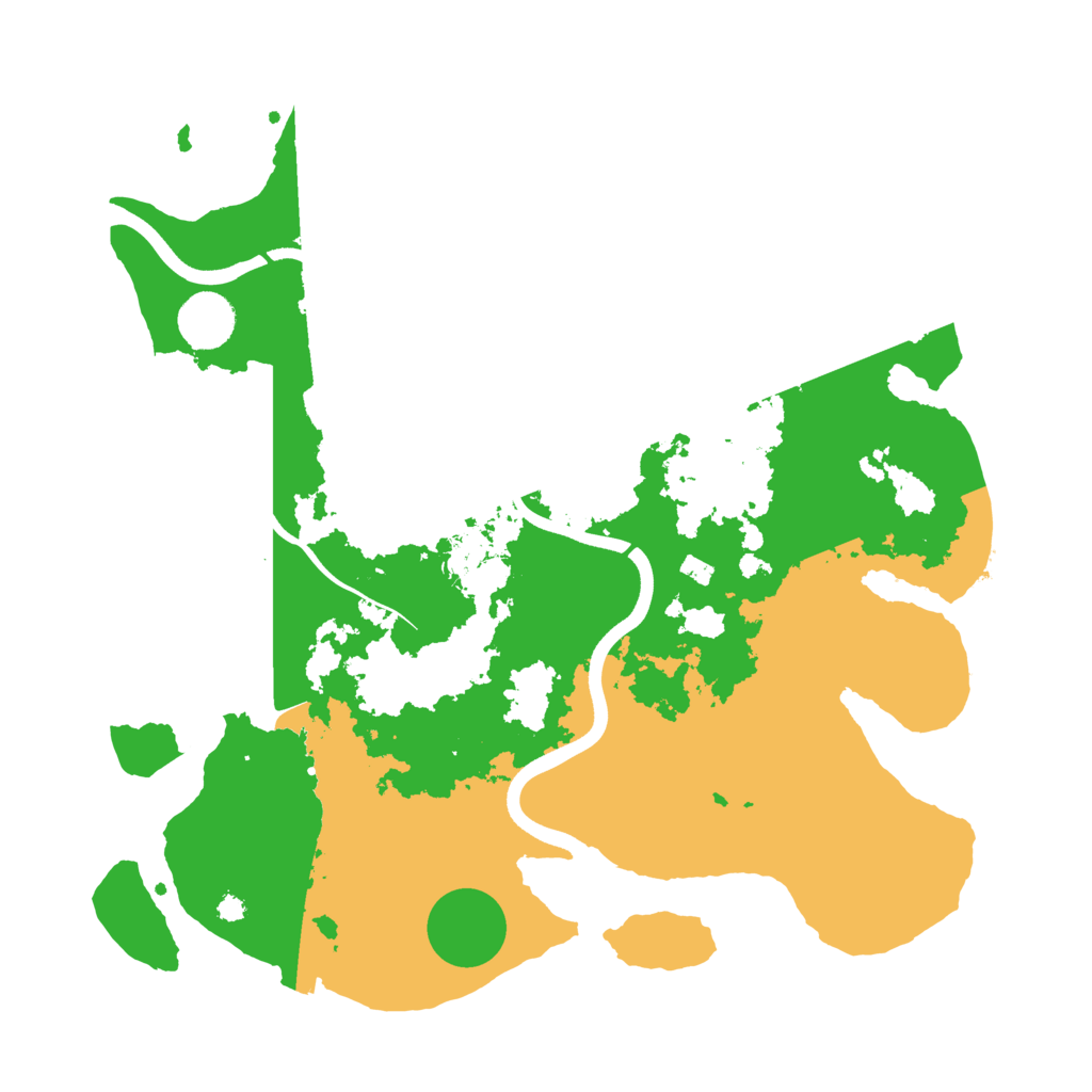 Biome Rust Map: Procedural Map, Size: 3650, Seed: 5