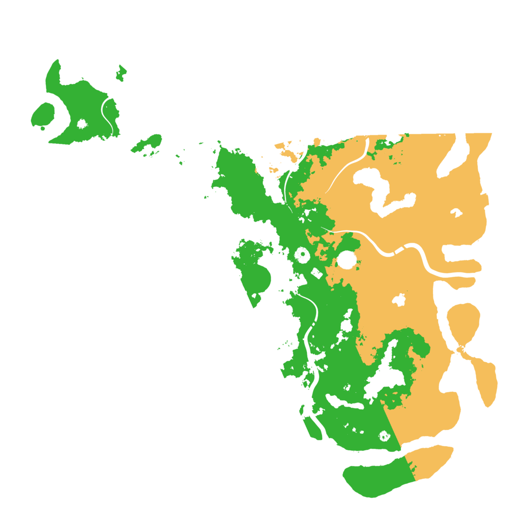 Biome Rust Map: Procedural Map, Size: 5000, Seed: 608