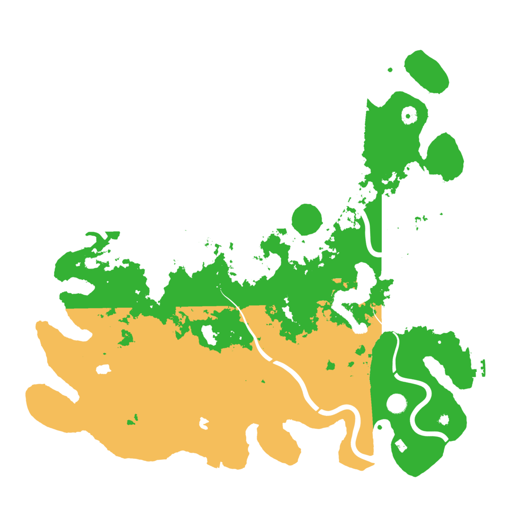 Biome Rust Map: Procedural Map, Size: 4500, Seed: 1201468440