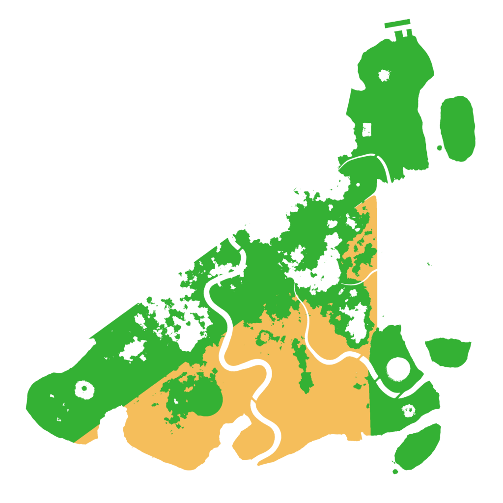Biome Rust Map: Procedural Map, Size: 3950, Seed: 1287275197