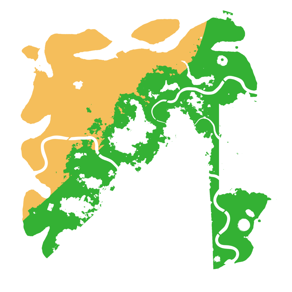 Biome Rust Map: Procedural Map, Size: 4200, Seed: 88154575