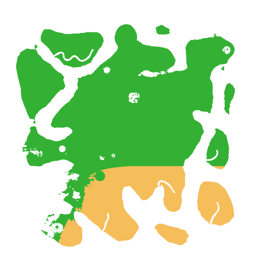 Biome Rust Map: Procedural Map, Size: 3500, Seed: 1019731269