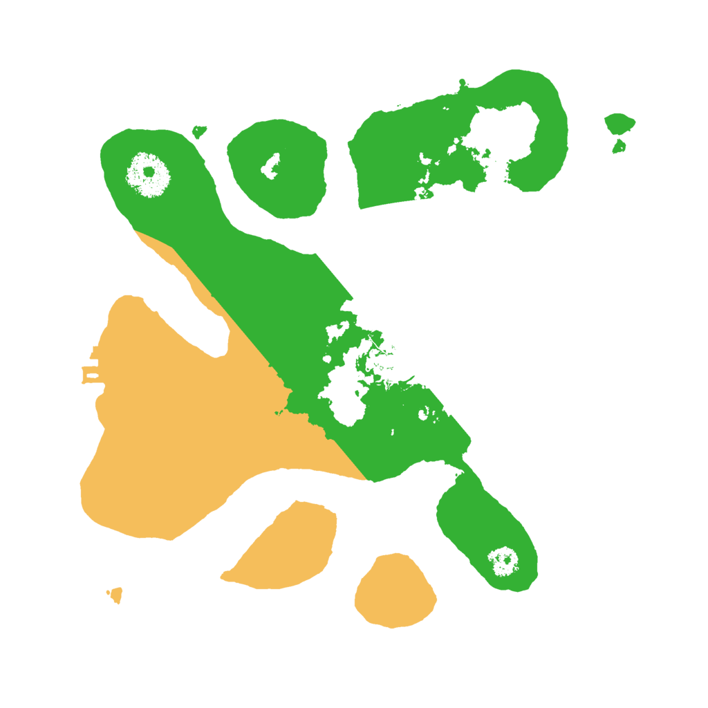 Biome Rust Map: Procedural Map, Size: 2500, Seed: 47729427