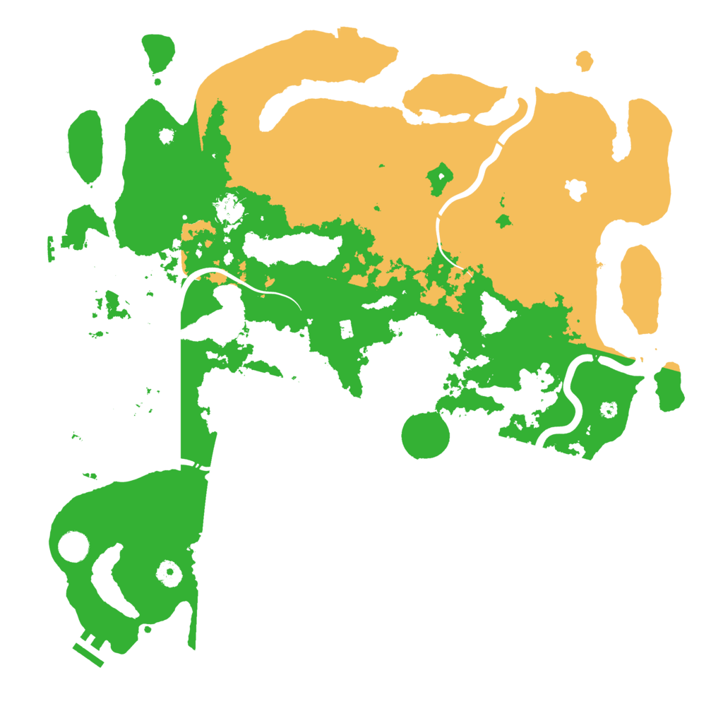 Biome Rust Map: Procedural Map, Size: 4250, Seed: 398634005