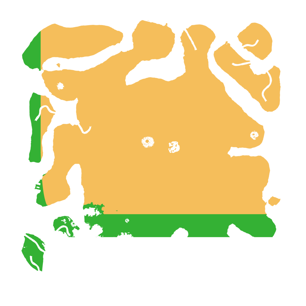 Biome Rust Map: Procedural Map, Size: 3900, Seed: 843434639