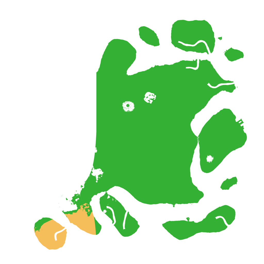 Biome Rust Map: Procedural Map, Size: 3500, Seed: 246285986