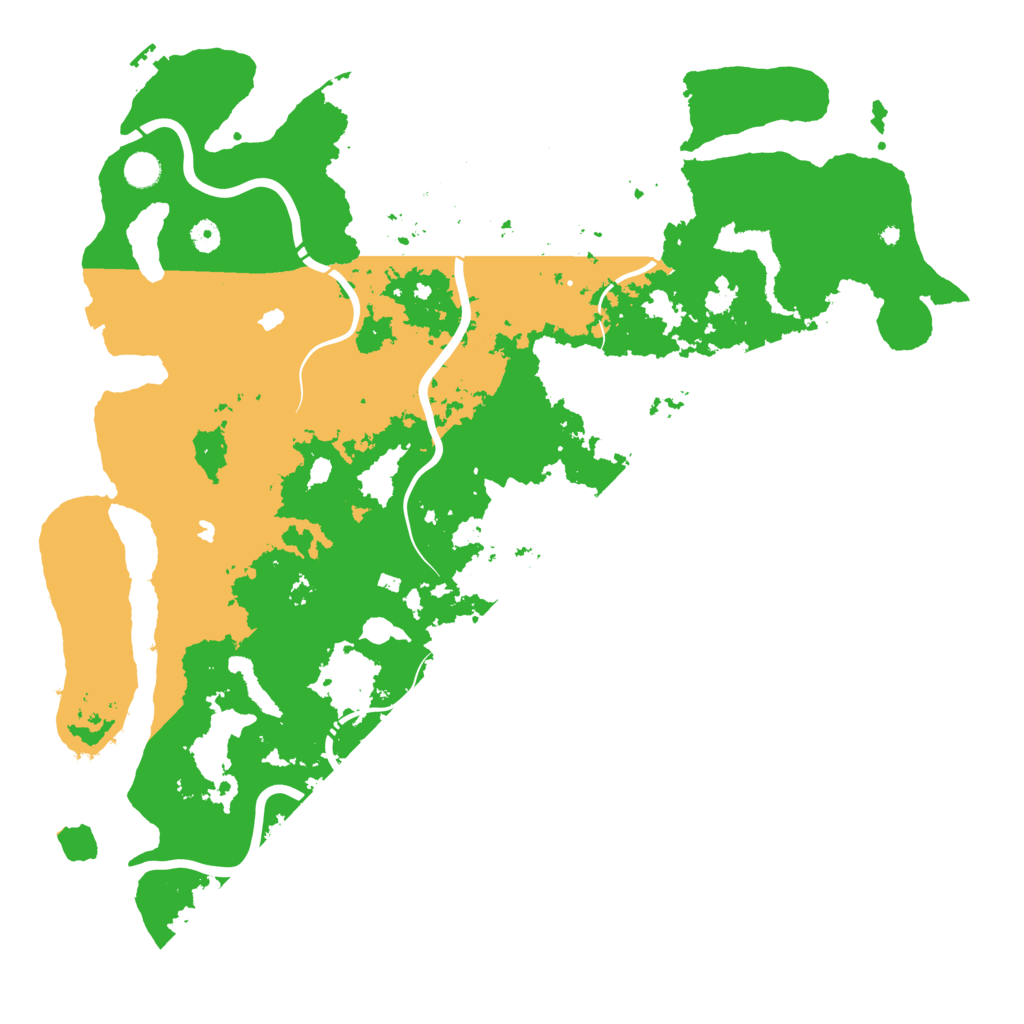 Biome Rust Map: Procedural Map, Size: 5000, Seed: 56637
