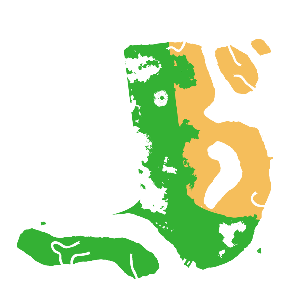 Biome Rust Map: Procedural Map, Size: 3000, Seed: 2430943