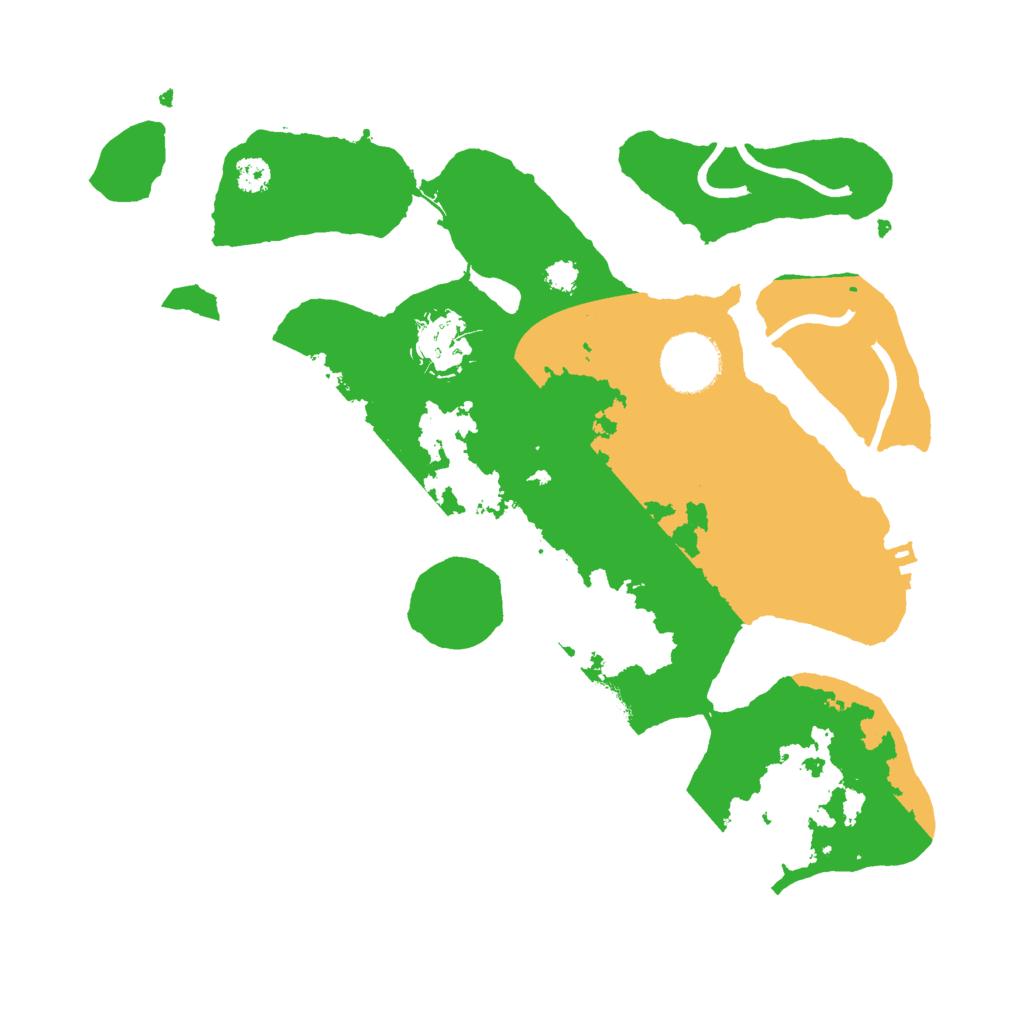 Biome Rust Map: Procedural Map, Size: 3000, Seed: 406322