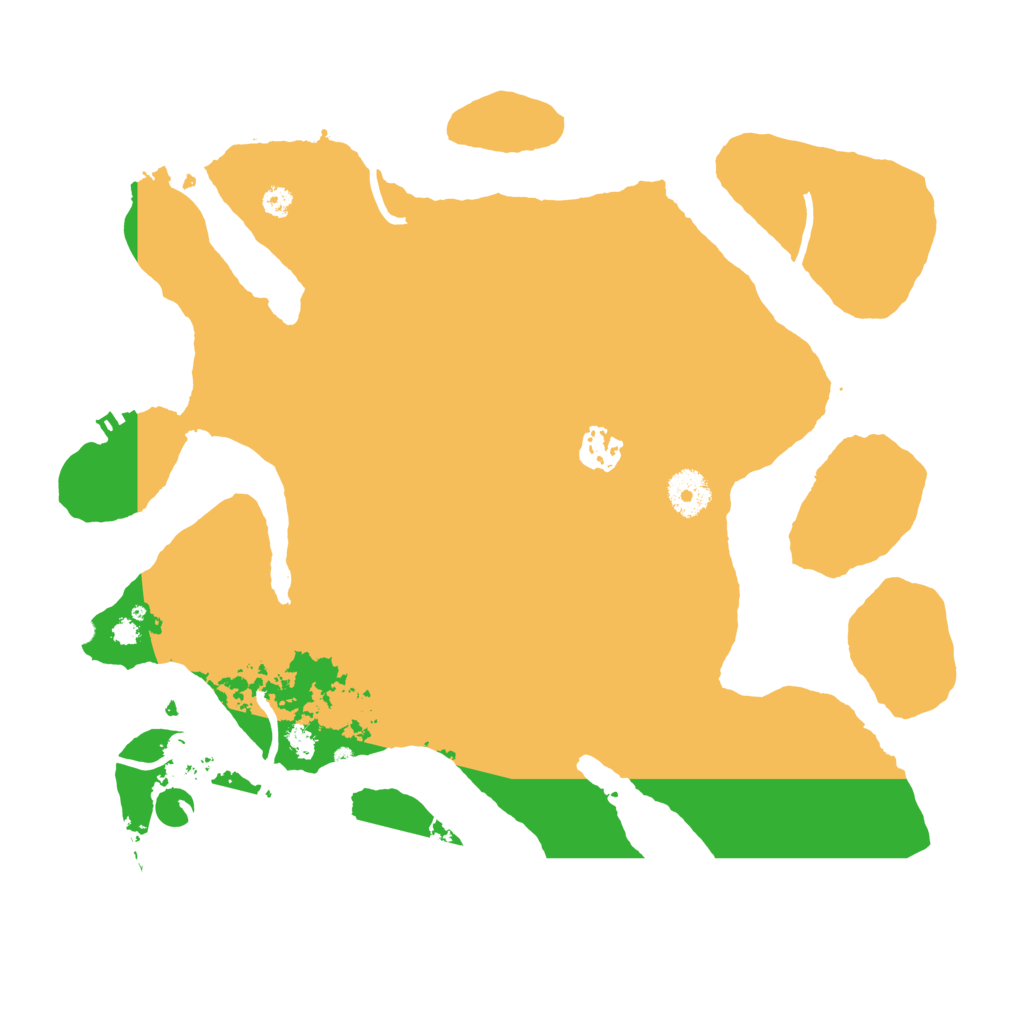 Biome Rust Map: Procedural Map, Size: 3501, Seed: 12233