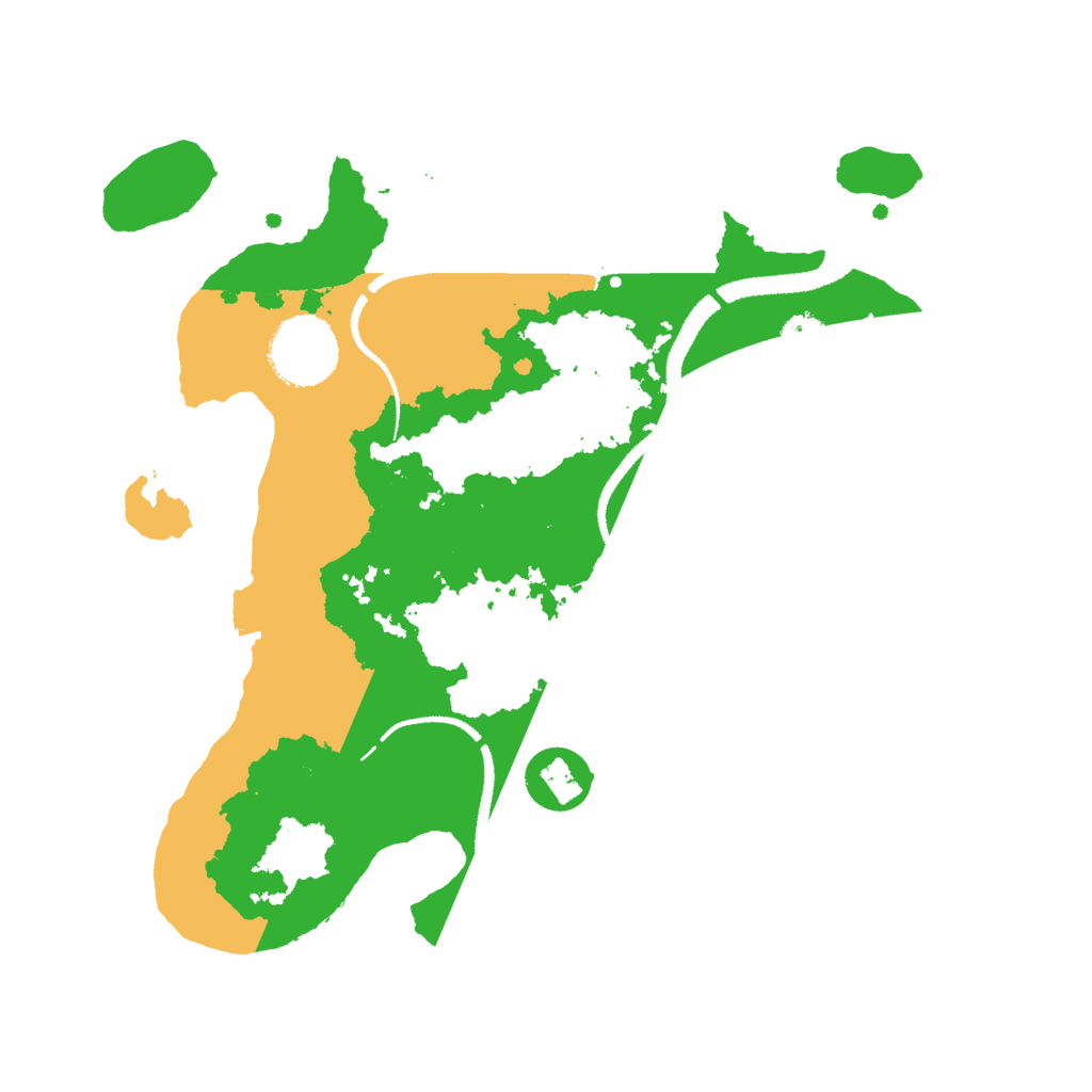 Biome Rust Map: Procedural Map, Size: 2800, Seed: 23