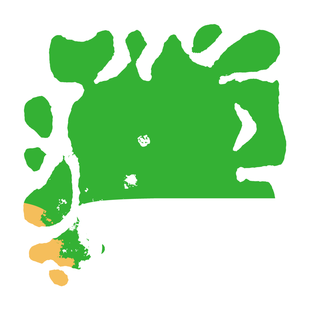 Biome Rust Map: Barren, Size: 4000, Seed: 214748364