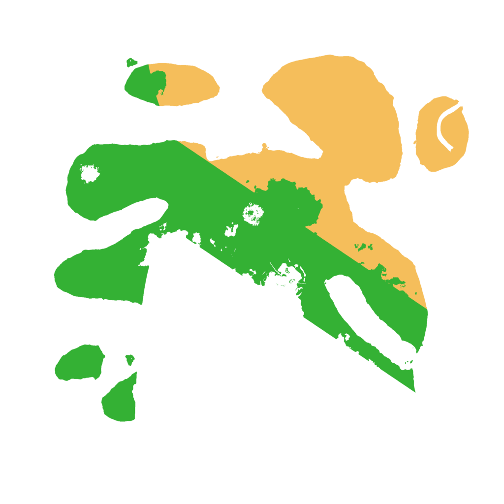 Biome Rust Map: Procedural Map, Size: 2500, Seed: 856446942