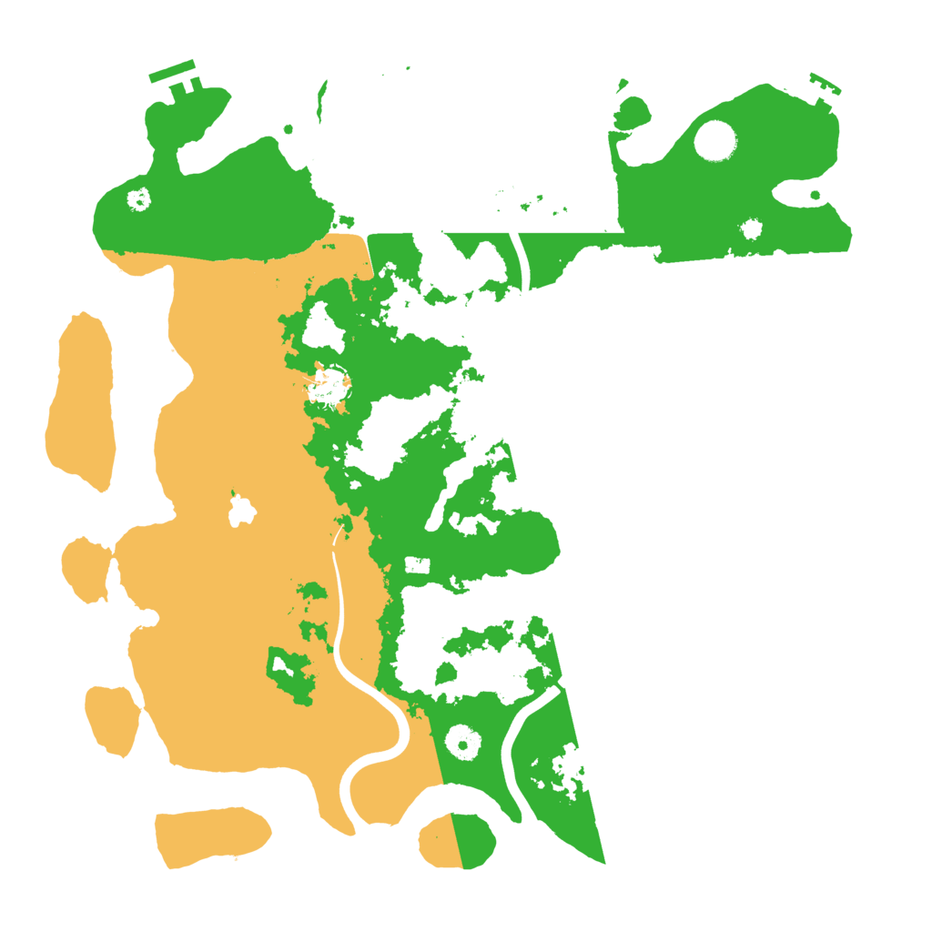 Biome Rust Map: Procedural Map, Size: 4000, Seed: 14585