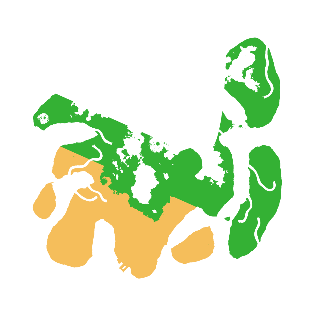 Biome Rust Map: Procedural Map, Size: 3000, Seed: 732149