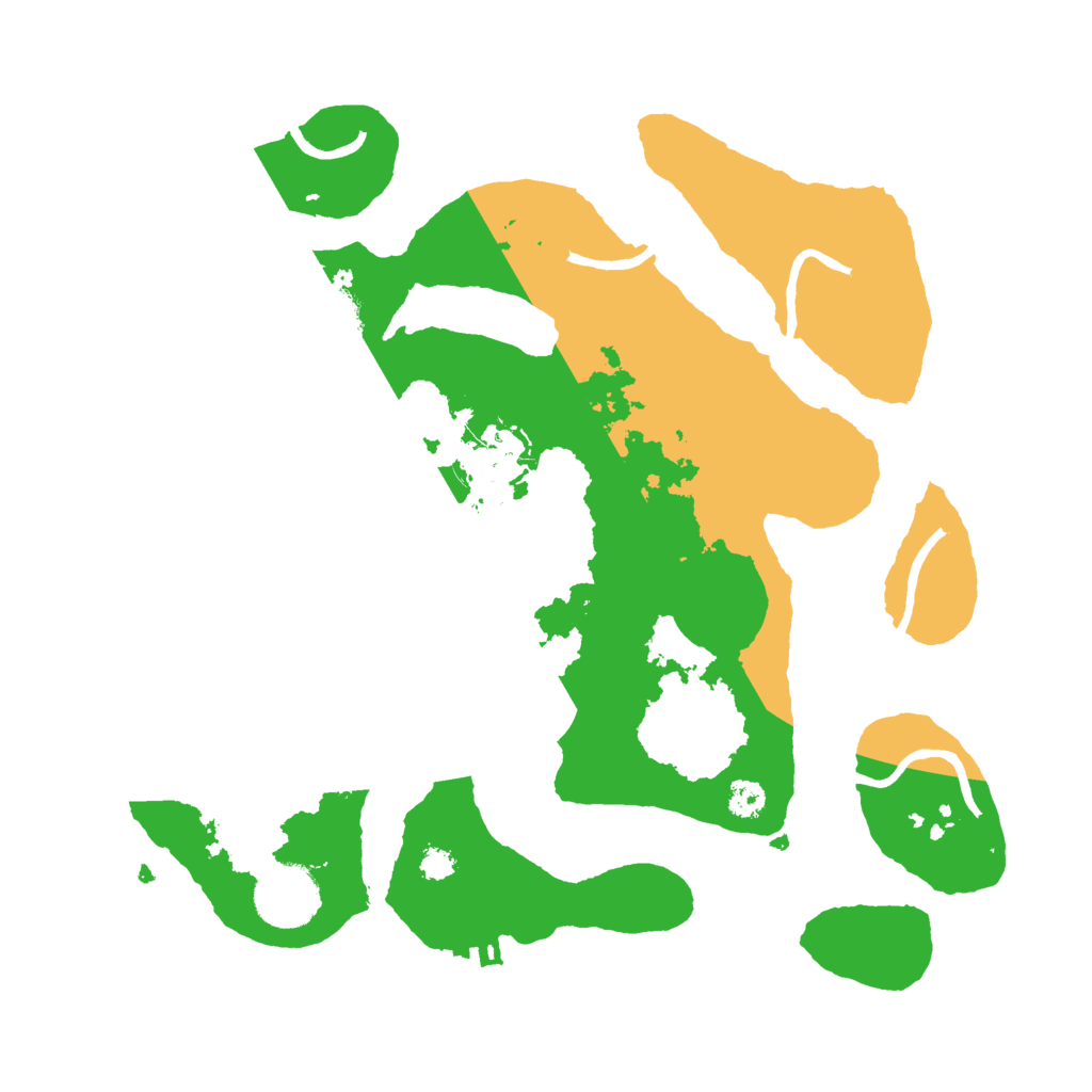 Biome Rust Map: Procedural Map, Size: 3000, Seed: 412020