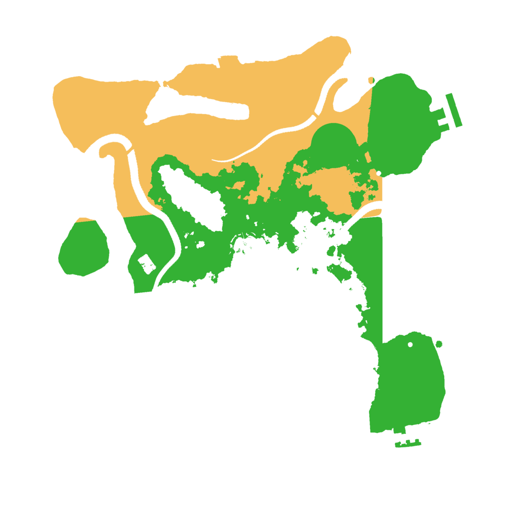 Biome Rust Map: Procedural Map, Size: 3000, Seed: 617099