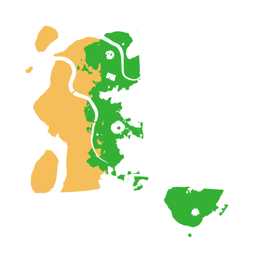 Biome Rust Map: Procedural Map, Size: 3000, Seed: 713210