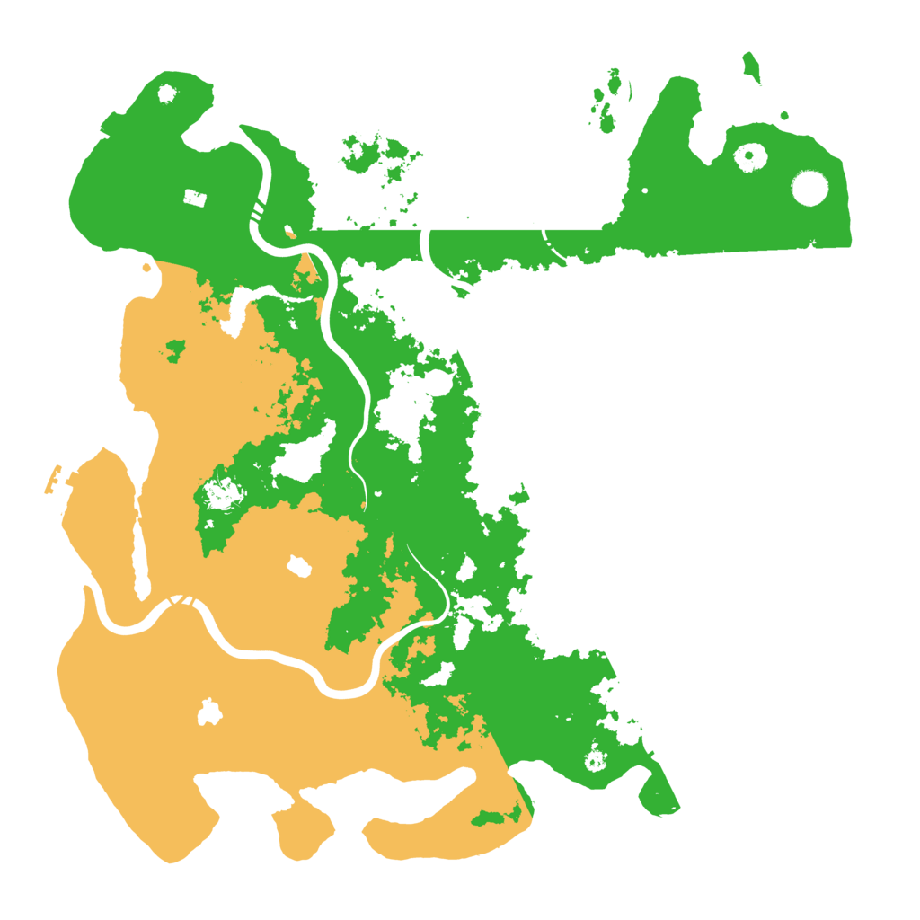 Biome Rust Map: Procedural Map, Size: 4500, Seed: 120762100