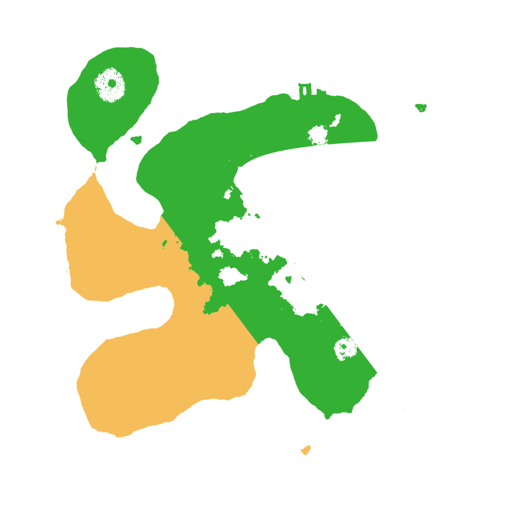 Biome Rust Map: Procedural Map, Size: 2500, Seed: 1445712030