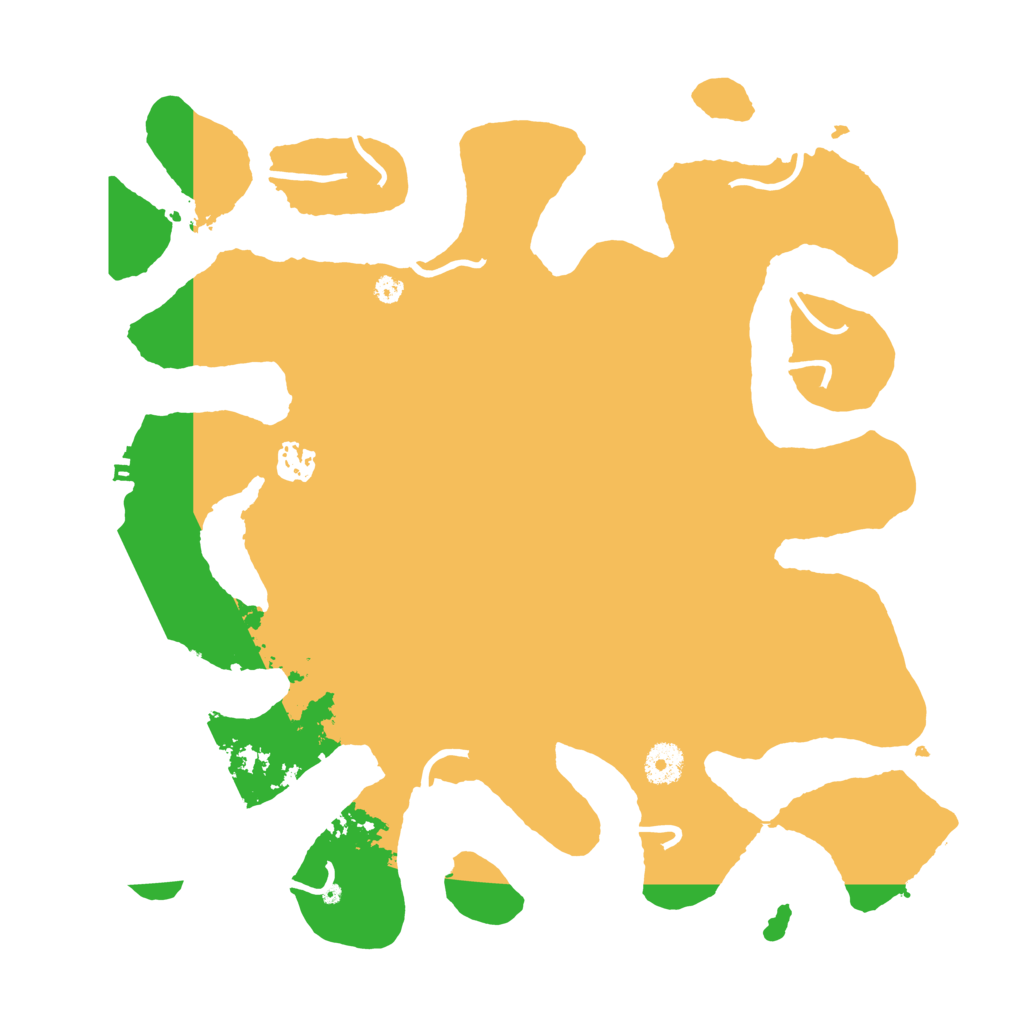 Biome Rust Map: Procedural Map, Size: 3800, Seed: 99999989