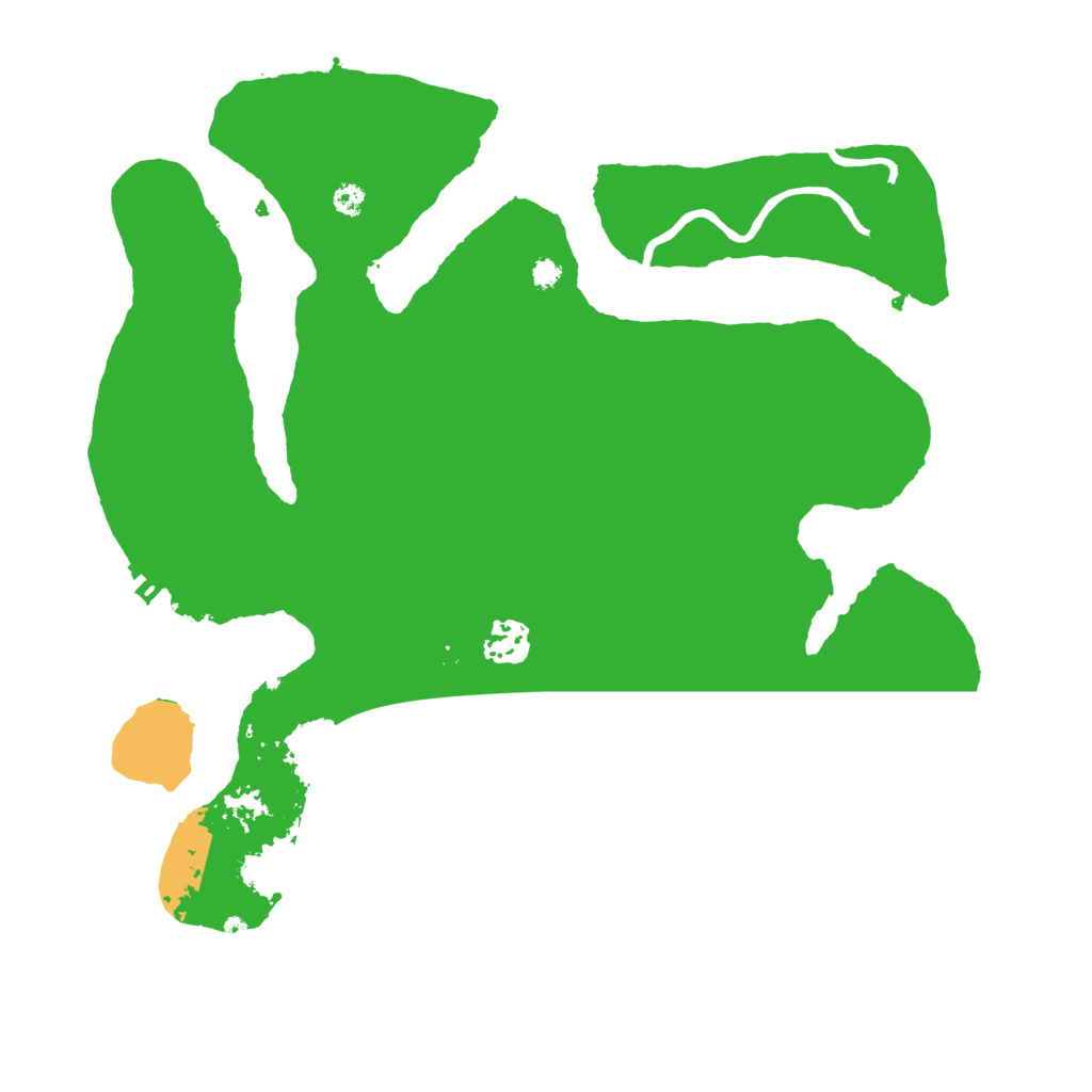 Biome Rust Map: Procedural Map, Size: 3500, Seed: 1350