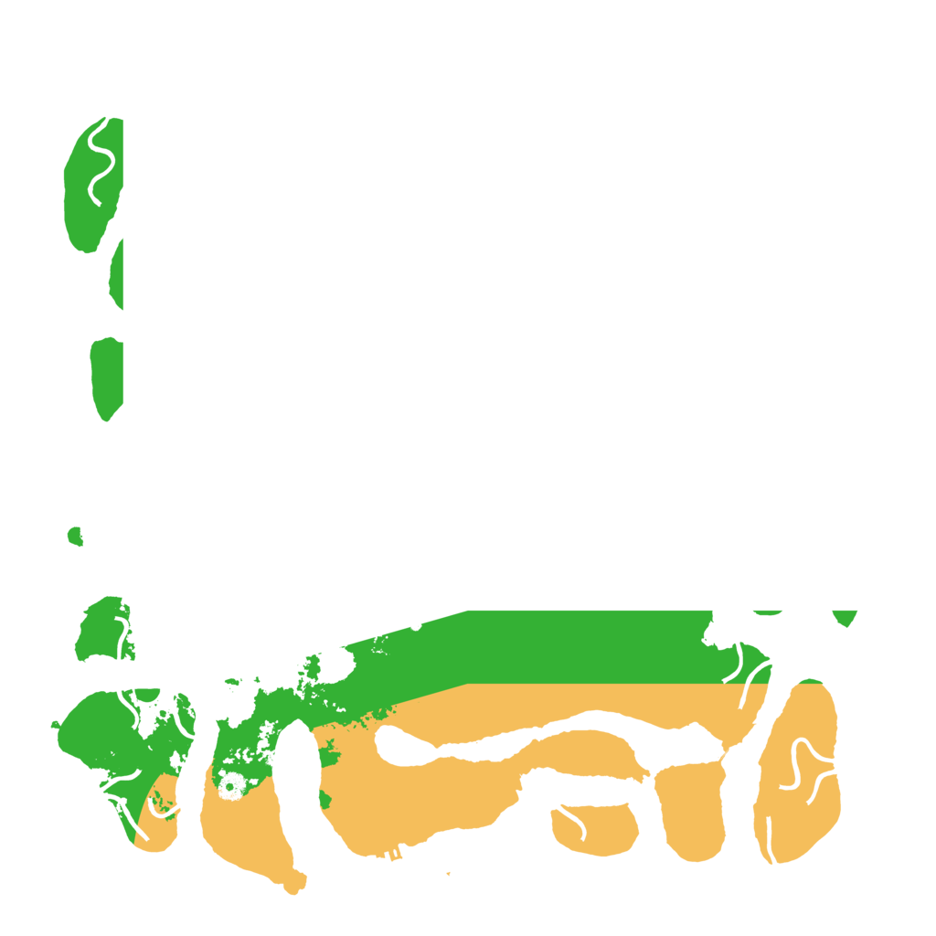 Biome Rust Map: Procedural Map, Size: 5000, Seed: 48843879